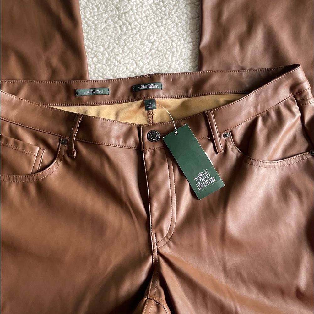 Women’s pleather Pants size 14